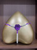 Sexy panties thong low-rise open-crotch transparent T-back